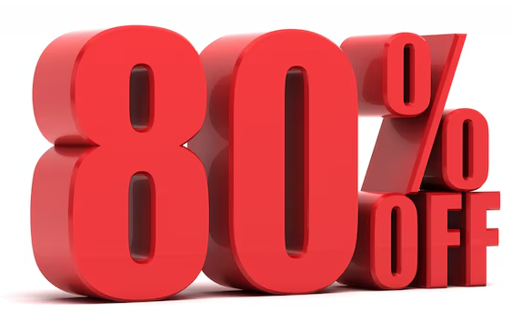 80%